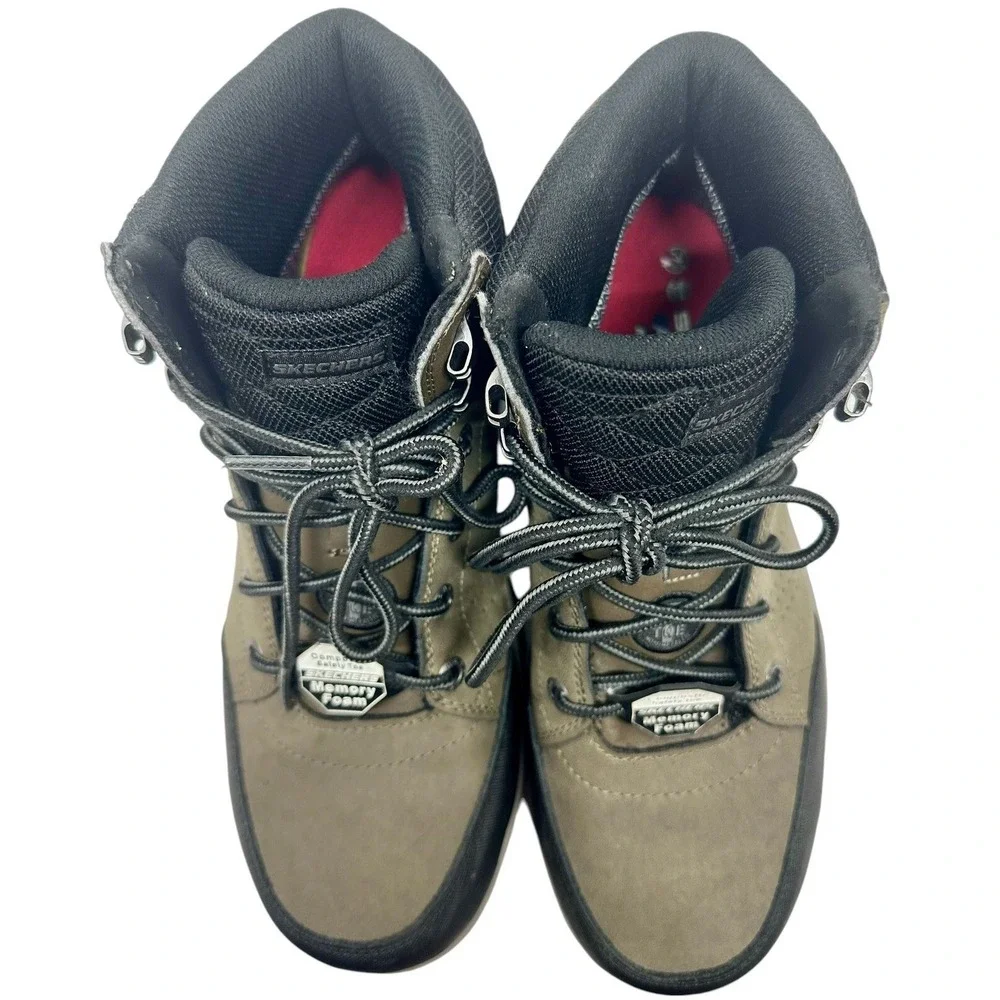 Skechers Work McColl Womens Comp Toe Waterproof Boot Green/Black‎ US Size 9.5